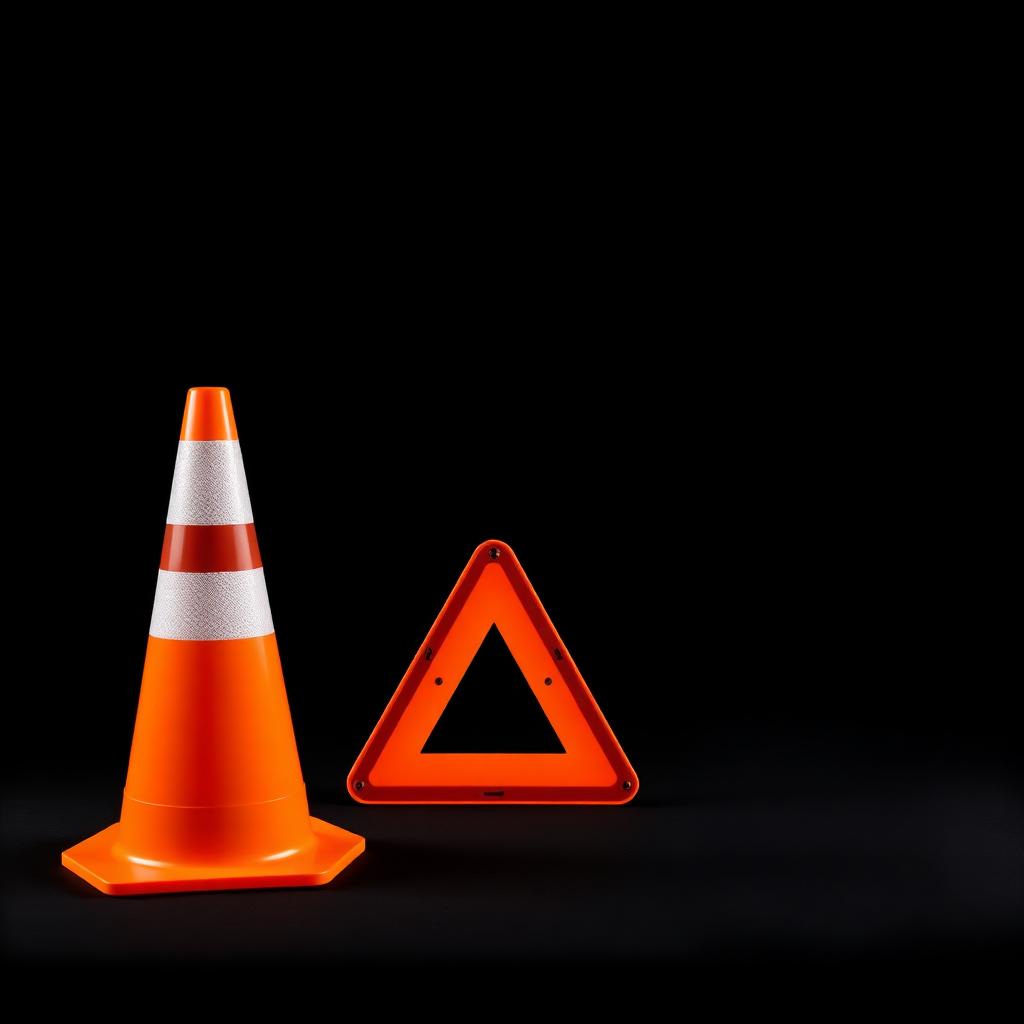 Reflective Cone & Triangle Set